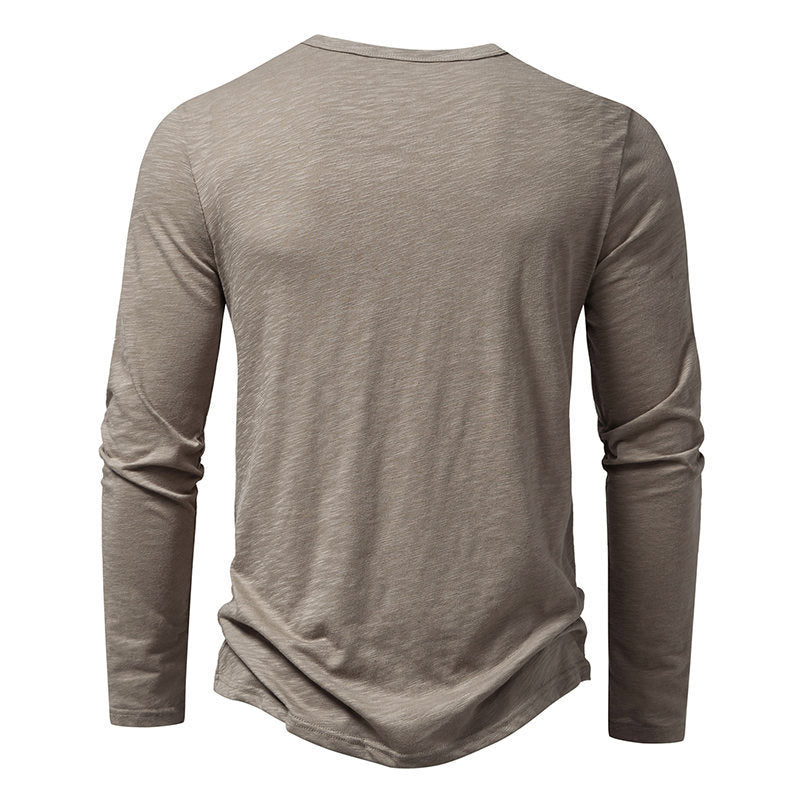 Camiseta de Hombre de Manga Larga – Casual, Elegante de varios colores ,  de regreso a la ofi una americana y a trabajar de manera comoda con nuestras camisetas de temporada de otoño vacicas 
