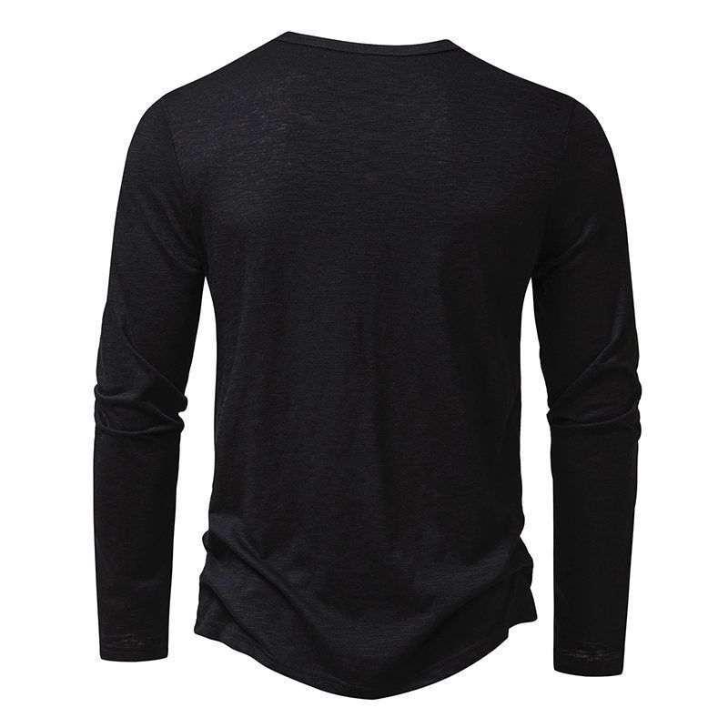 Camiseta de Hombre de Manga Larga – Casual, Elegante de varios colores ,  de regreso a la ofi una americana y a trabajar de manera comoda con nuestras camisetas de temporada de otoño vacicas 
varias tallas