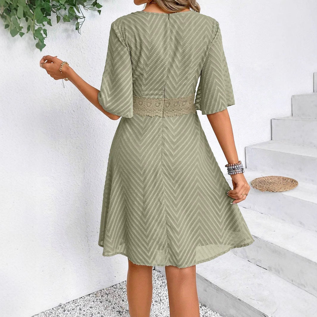 European And American Summer New Lace Thread Casual, para salir en la tarde de manera casual