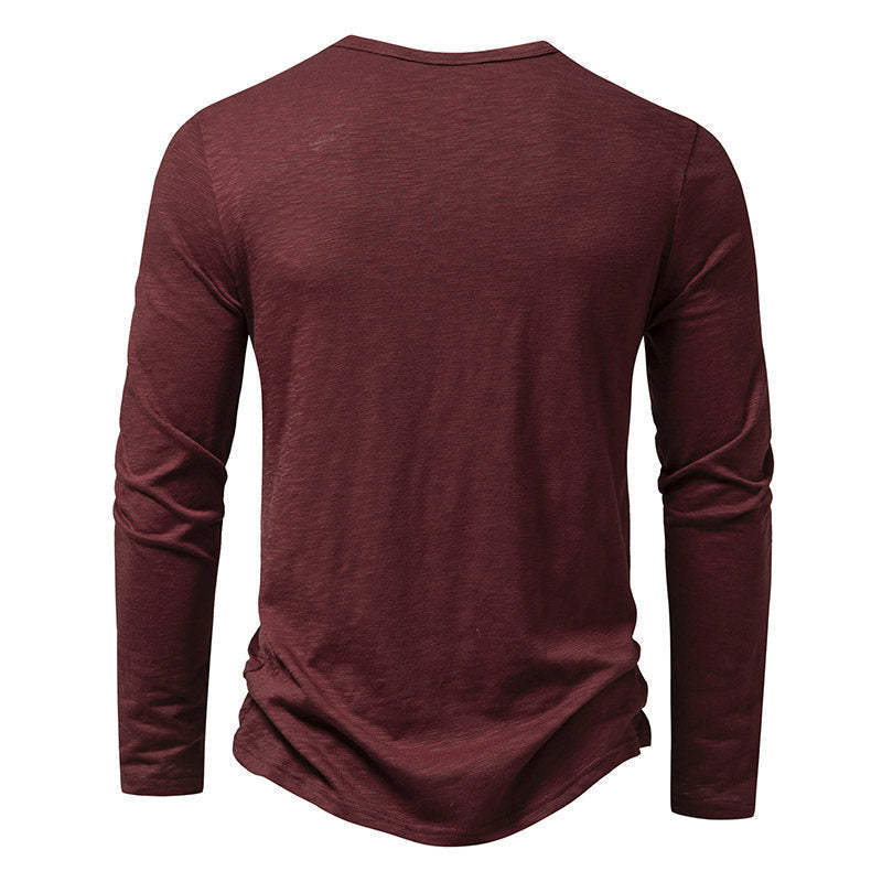 Camiseta de Hombre de Manga Larga – Casual, Elegante de varios colores ,  de regreso a la ofi una americana y a trabajar de manera comoda con nuestras camisetas de temporada de otoño vacicas 
