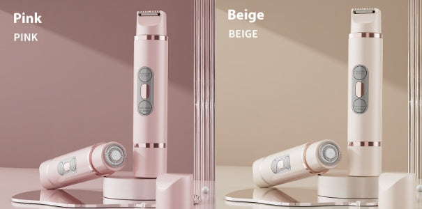 Depiladora eléctrica unisex de doble cabezal – viene con todos los accesorios para una buena limpieza y cuidado, doble cabezar mejor acabado
