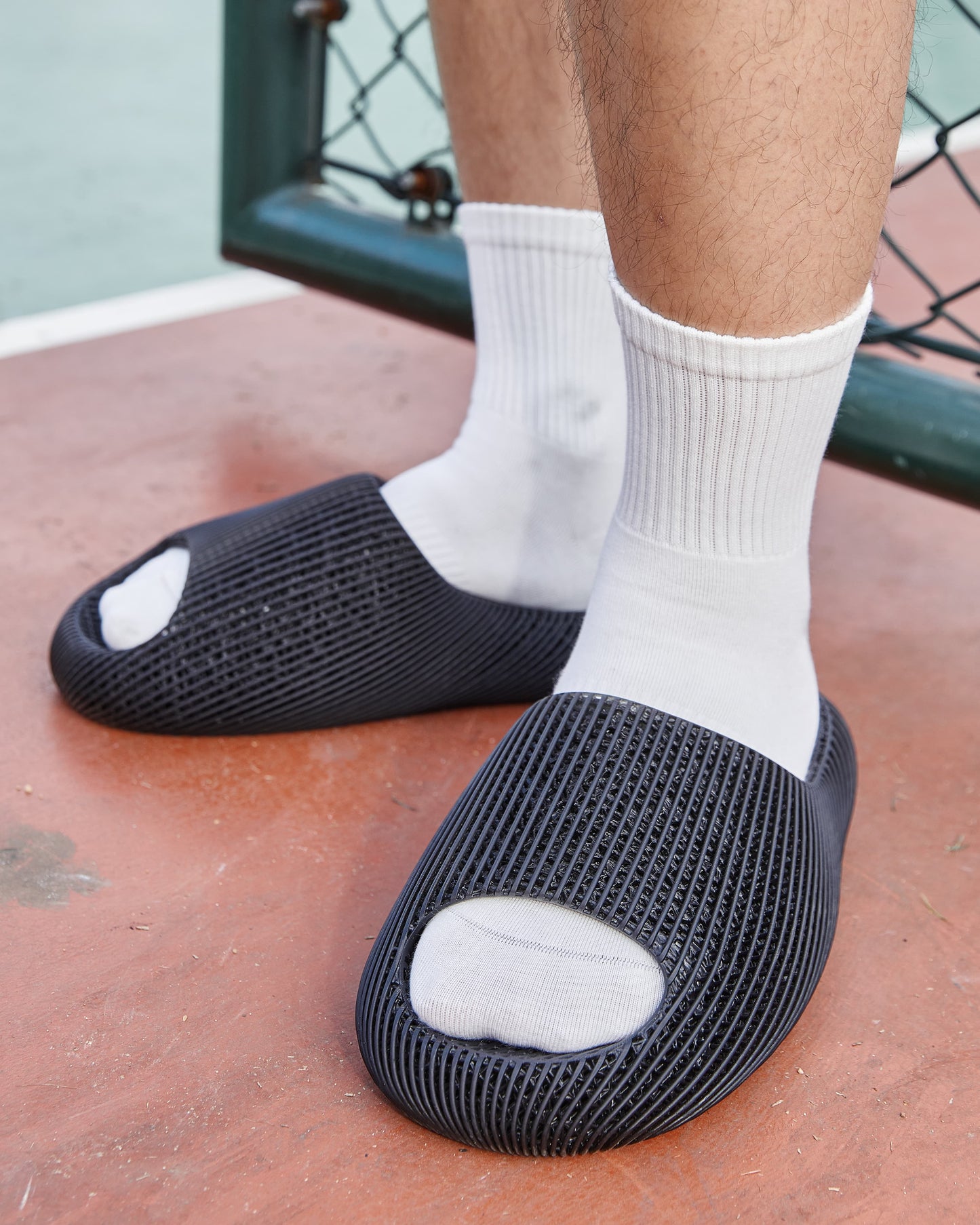 3D Printing Slippers – Zapatillas Impermeables,Unisex unicas actuales , lo ultimo en chancletas para para la comodidad de tu casa
comodidad en todo momento, negro