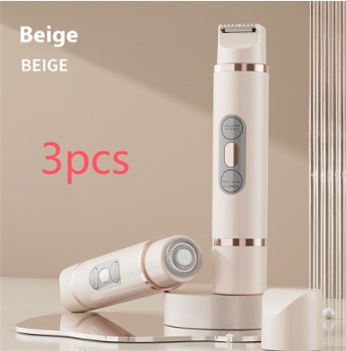 Depiladora eléctrica unisex de doble cabezal – viene con todos los accesorios para una buena limpieza y cuidado, doble cabezar mejor acabado

