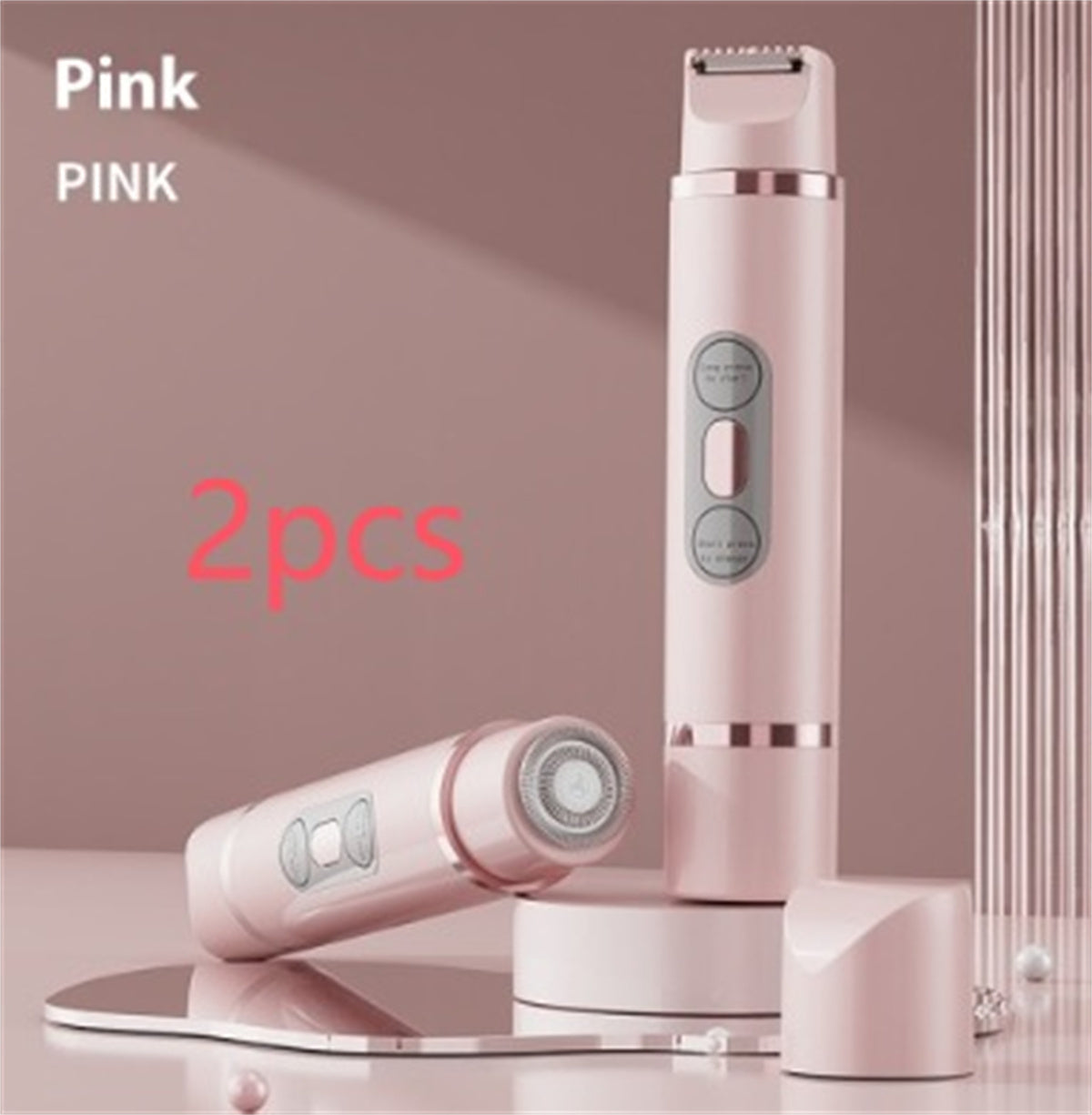 Depiladora eléctrica unisex de doble cabezal – viene con todos los accesorios para una buena limpieza y cuidado, doble cabezar mejor acabado
