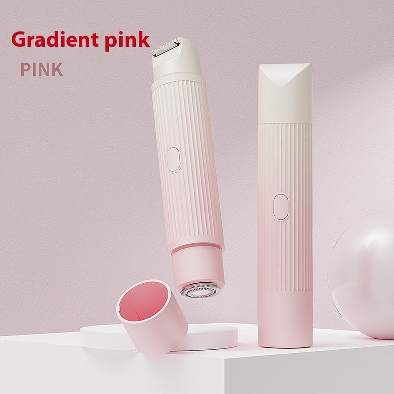 Depiladora eléctrica unisex de doble cabezal – viene con todos los accesorios para una buena limpieza y cuidado, doble cabezar mejor acabado
