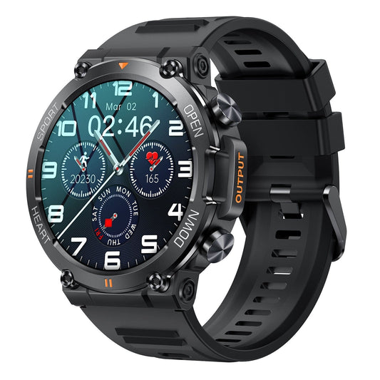 HabanaStrong Accesorios el toque final Style1 SENBONO Men Smart Watch Round Big Screen Wireless Dial Answer Call Fitness Tracker Outdoor Sports Smartwatch