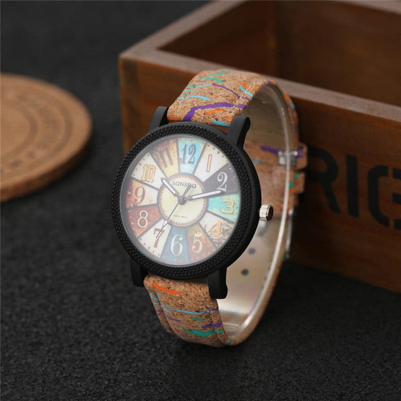 HabanaStrong.com Accesorios el toque final Default Reloj de Cuarzo de Cuero Vintage para Mujer, Regalo Elegante.