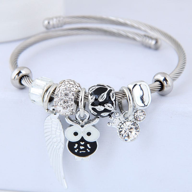 HabanaStrong.com Accesorios el toque final Pulsera Búho con Alas, de la Suerte/HabanaStrong
