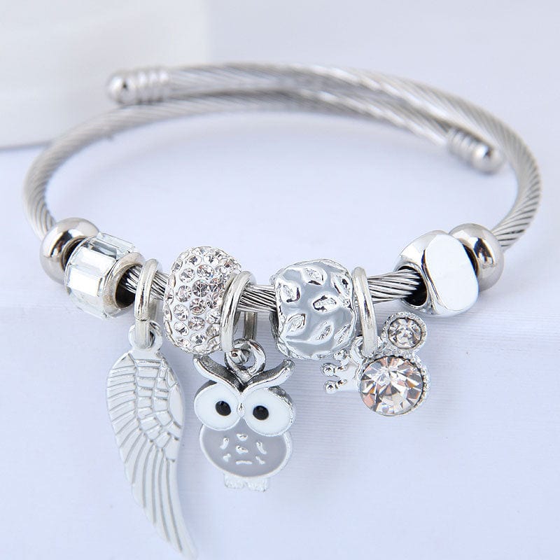 HabanaStrong.com Accesorios el toque final Pulsera Búho con Alas, de la Suerte/HabanaStrong
