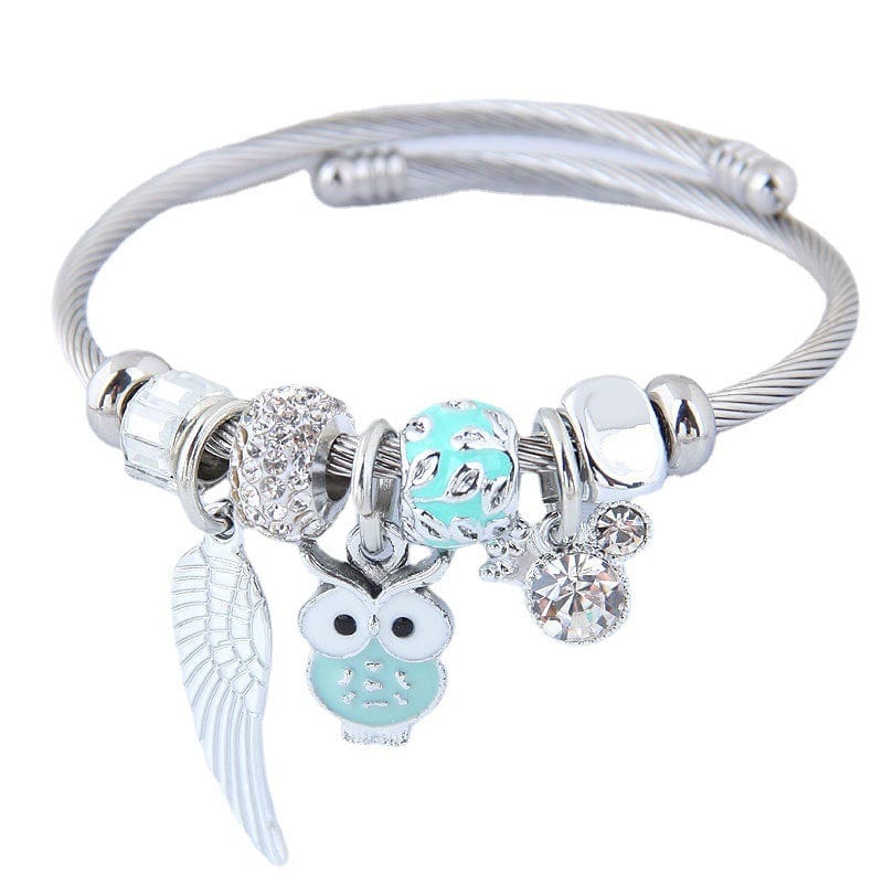 HabanaStrong.com Accesorios el toque final Pulsera Búho con Alas, de la Suerte/HabanaStrong