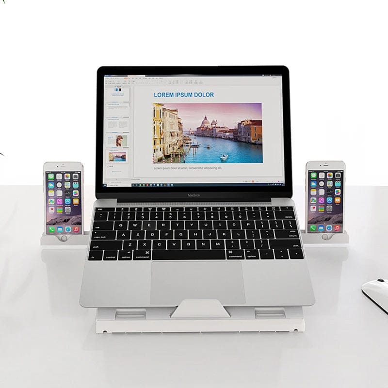 HabanaStrong.com Tebdencia lo mas buscado del año New Laptop Stand Multifunctional Folding Lift Portable Laptop Stand Monitor Increase Rack Aluminum Alloy Base