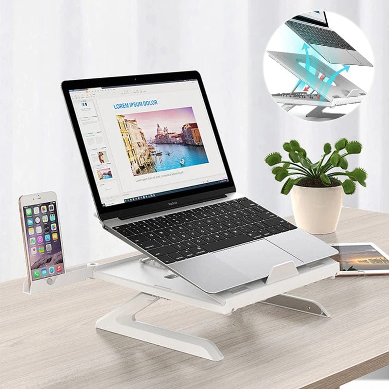 HabanaStrong.com Tebdencia lo mas buscado del año New Laptop Stand Multifunctional Folding Lift Portable Laptop Stand Monitor Increase Rack Aluminum Alloy Base