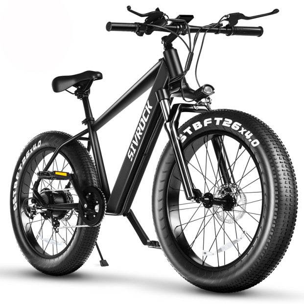 HabanaStrong.com Tendencia lo mas buscado del año Black Bicicleta eléctrica profesional con neumáticos gruesos 4K y motor potente.