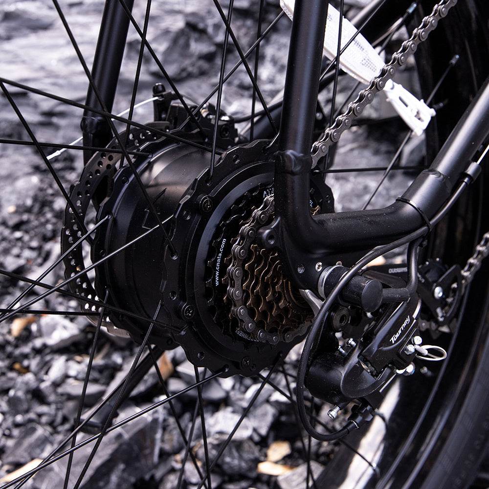 HabanaStrong.com Tendencia lo mas buscado del año Black Bicicleta eléctrica profesional con neumáticos gruesos 4K y motor potente.
