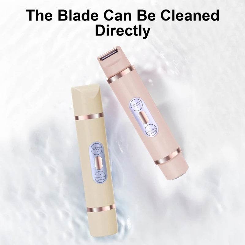 HabanaStrong.com Tendencia lo mas buscado del año Depiladora eléctrica unisex de doble cabezal – Afeitado y depilación indolora para rostro, cuerpo y zona sensible”