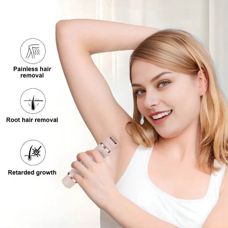 HabanaStrong.com Tendencia lo mas buscado del año Depiladora eléctrica unisex de doble cabezal – Afeitado y depilación indolora para rostro, cuerpo y zona sensible”
