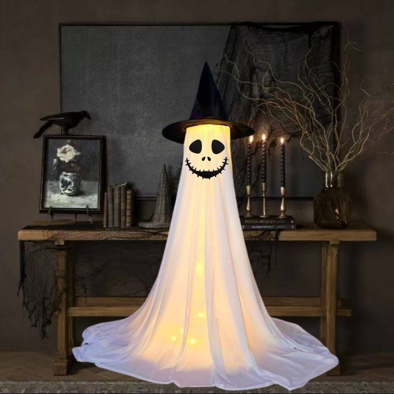 HabanaStrong Tebdencia lo mas buscado del año 120cm Water Column Balloon / Triangle Two Noses Ghost Halloween Yard Outdoor Decoration Front Porch Yard Ghost