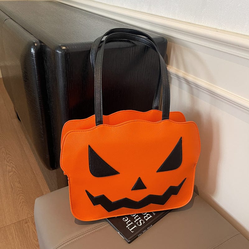 HabanaStrong Tebdencia lo mas buscado del año Orange Women's Fashion Halloween Pumpkin Shoulder Messenger Bag