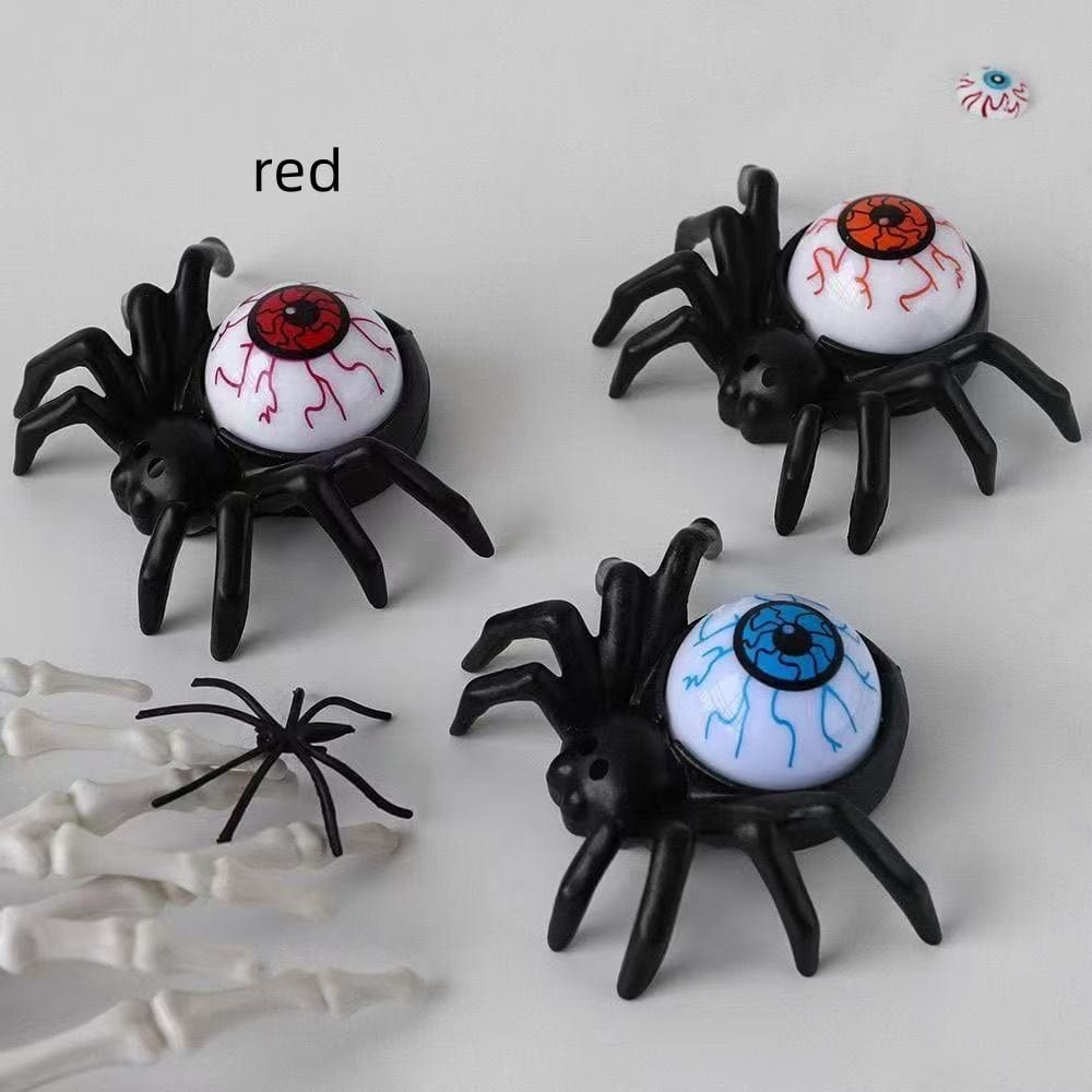 HabanaStrong Tebdencia lo mas buscado del año Spider Back Red Eyeball Halloween Pumpkin Spider Candle Light Decoration Props