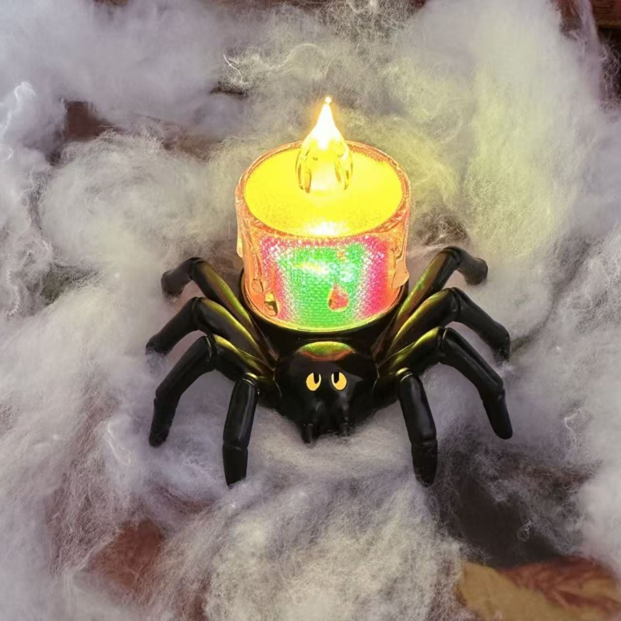 HabanaStrong Tebdencia lo mas buscado del año Tears Candle Colorful Halloween Pumpkin Spider Candle Light Decoration Props