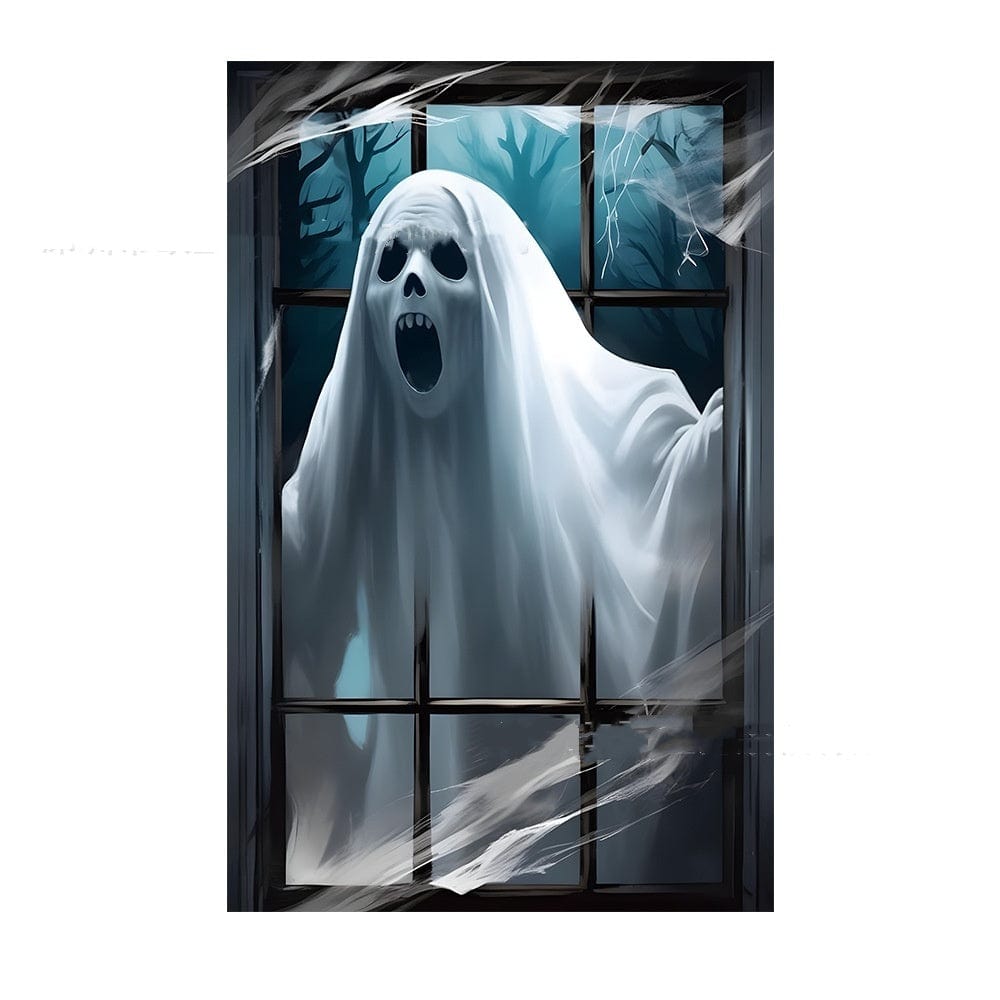 HabanaStrong Tebdencia lo mas buscado del año WL03032922 3D Holiday Window Cover Witch Halloween Window Cover