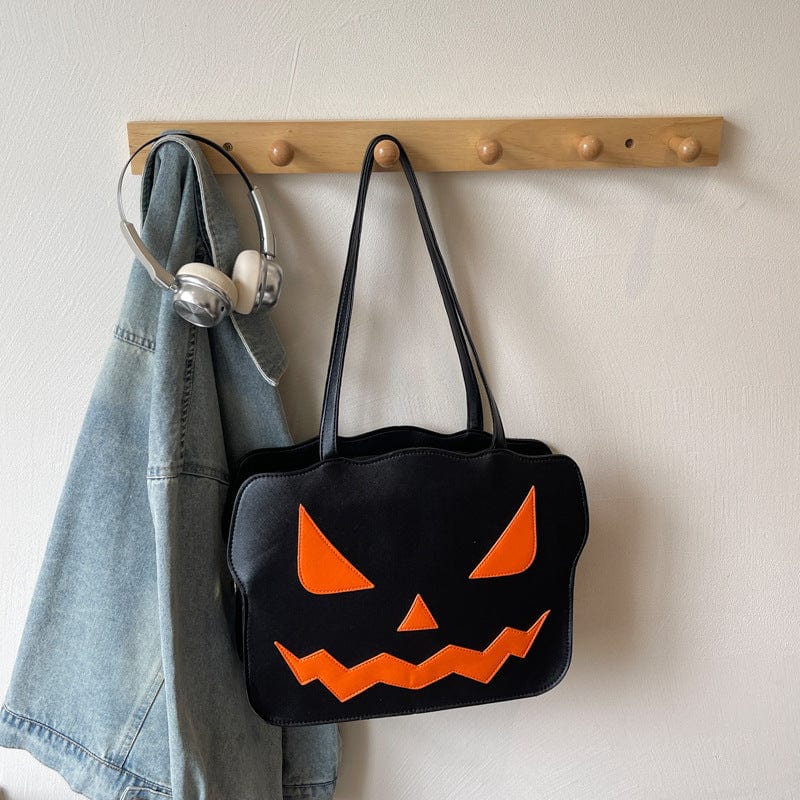 HabanaStrong Tebdencia lo mas buscado del año Women's Fashion Halloween Pumpkin Shoulder Messenger Bag