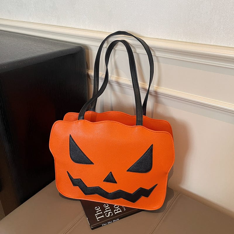 HabanaStrong Tebdencia lo mas buscado del año Women's Fashion Halloween Pumpkin Shoulder Messenger Bag